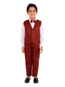 FOURFOLDS - Boys Red Suit (Set of 4)