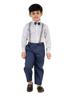FOURFOLDS - Boys Blue Suit (Set of 3)