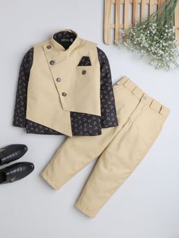 FOURFOLDS - Boys Fawn Suit (Set of 3)