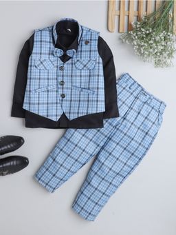 FOURFOLDS - Boys Blue Suit (Set of 4)