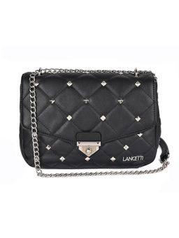 LANCETTI - Scherzare Black Soft One Size Flap Bag