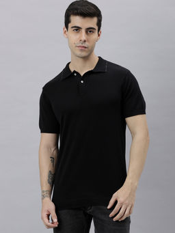 Rare Rabbit - Kefa Black Polo T-shirt