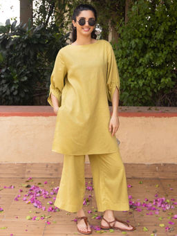 SURMA - Front Row Co-ord Set in Zesty Green
