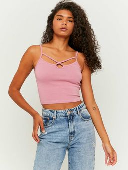 TALLY WEiJL - Basic Strappy Top In Pink