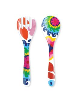 Blank Slate Home - French Bull Salad Server 2 Piece Set - Sus