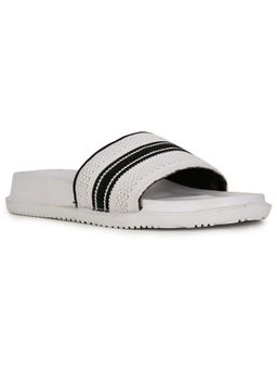 Bata - Woven White Sliders