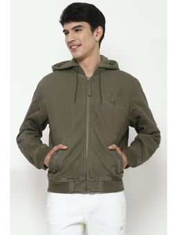 American Eagle - Men Green Hoodie