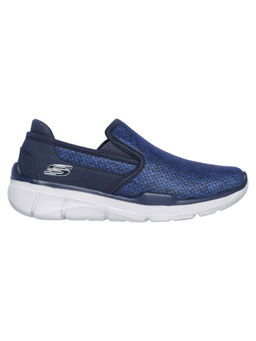SKECHERS - Boys Equalizer 3.0- Nano Grid Blue Casual Shoes