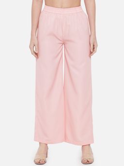 ALL WAYS YOU - Pink Solid/Plain Regular Palazzo