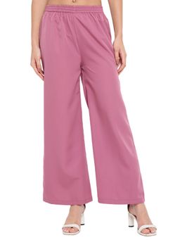 ALL WAYS YOU - Pink Solid/Plain Regular Palazzo