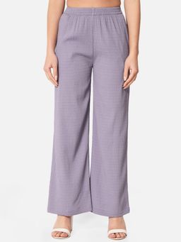 ALL WAYS YOU - Purple Textured Regular Palazzo