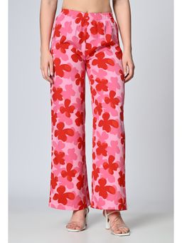 ALL WAYS YOU - Pink Floral Regular Palazzo