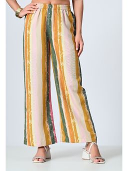 ALL WAYS YOU - Multi-Color Stripes Regular Palazzo