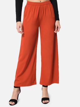ALL WAYS YOU - Red Solid/Plain Regular Palazzo