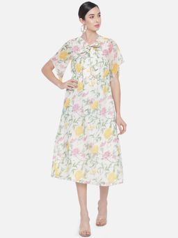 ALL WAYS YOU - White Floral Regular Dress