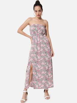 ALL WAYS YOU - Grey Floral Regular Dress