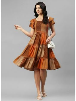 Deebaco - Multi-Color Printed Comfortable Dress
