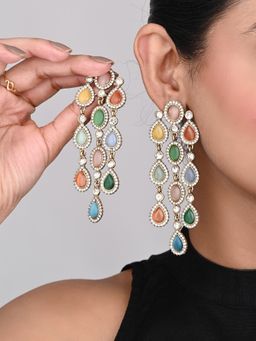 Anvik - Chandelier Drop Earring Multi Col