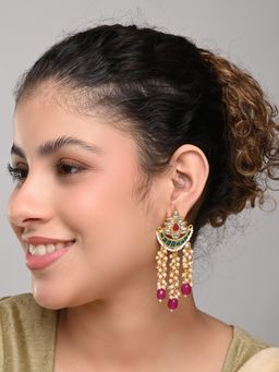 Anvik - Temple Chandbali Earring
