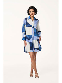 TERRA LUNA - Women Mirri Patchwork Print Dress