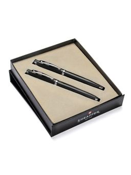Sheaffer - Matte Black with Chrome Trim Rollerball & Ball Pen (Set of 2)