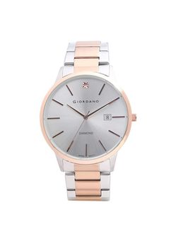 Giordano - Men Diamond-Marked Grey Dial Analog Watch - GZ-50101 (M)