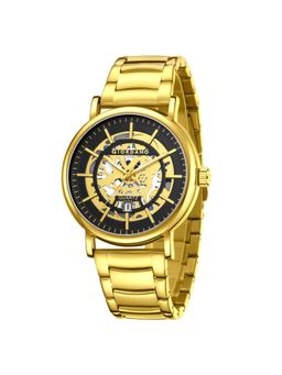 Giordano - Men Skeleton Gold Dial Analog Watch - GZ-50182 (M)