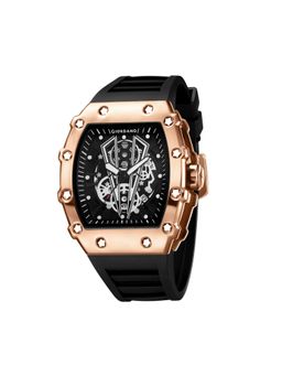 Giordano - Men Skeleton Black Dial Analog Watch - GZ-50237 (M)