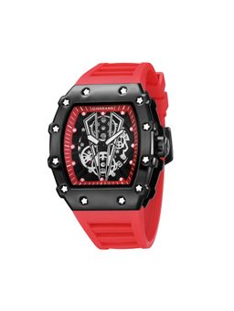 Giordano - Men Skeleton Red Dial Analog Watch - GZ-50237 (M)
