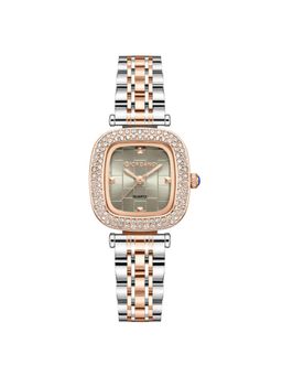 Giordano - Women Crystal Studded Bezel Grey Dial Analog Watch - GZ-60165 (M)