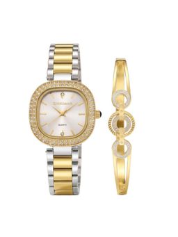 Giordano - Women Quartz White Dial Analog Watch With Bracelet - GZ-60166 (M)