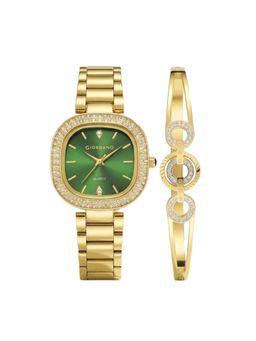 Giordano - Women Quartz Green Dial Analog Watch With Bracelet - GZ-60166 (M)