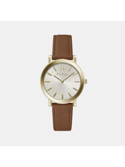 Furla - Women Quartz Gold Dial Analog Watch - WW00003002L2 (M)