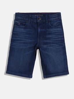 Tommy Hilfiger - Boys Regular Fit Solid Mid Rise Shorts