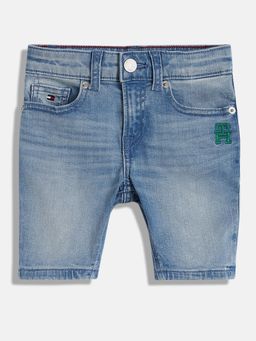 Tommy Hilfiger - Boys Slim Fit Solid Mid Rise Shorts