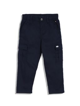 Tommy Hilfiger - Boys Regular Fit Solid Mid Rise Cargo