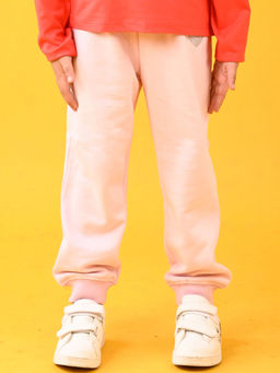 ANTHRILO - Pink Heart Warm Fleece Joggers