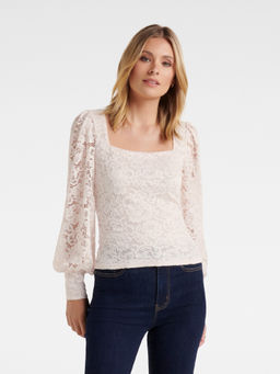 Forever New - Luna Lace Square Neck Top