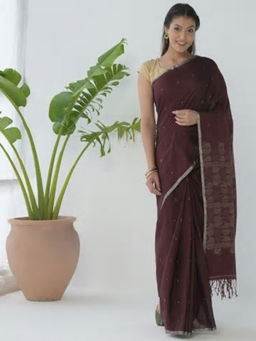 Fabindia - Cotton Woven Jamdani Sari