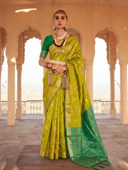 Sutriti - Mustard Soft Silk Saree Festive and Wedding Ethnic Wear For Women