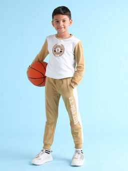 U.S. POLO ASSN. - Boys Brand Print Sweatshirt White