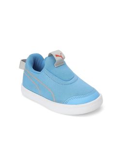 Puma - Courtflex v2 Slip On Inf Unisex Blue Sneakers