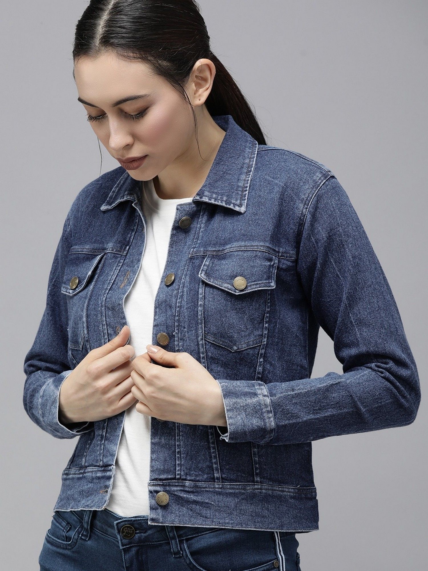 voxati Womens Denim Jacket Blue-picture-38