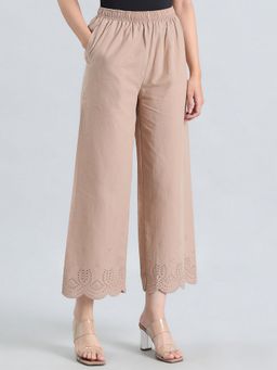 Go Colors - Cotton Hakoba Beige Palazzo
