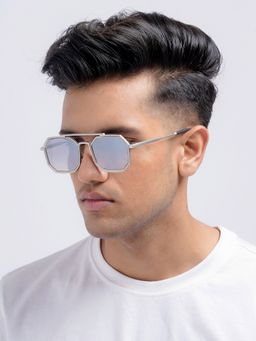 Joker and Witch - Joker & Witch Urbano Silver Grey Irregular Aviators (55)