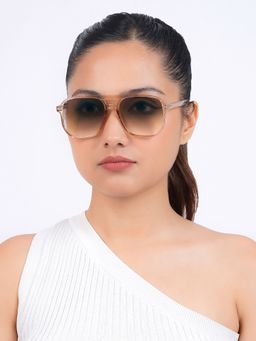 Joker and Witch - Joker & Witch Urbana Champagne Rectangular Aviators (53)