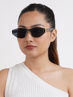 Joker and Witch - Joker & Witch Carnellian Rimless Black Tinted Sunglasses (65)