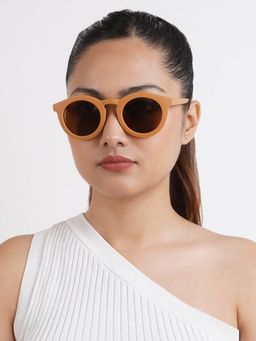 Joker and Witch - Joker & Witch Dion Orange Clubmaster Sunglasses (47)