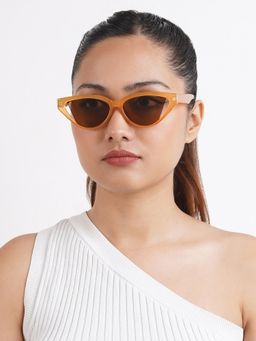 Joker and Witch - Joker & Witch Italiaa Orange Cat Eye Sunglasses (55)