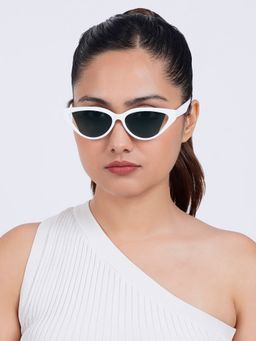 Joker and Witch - Joker & Witch Italiaa White Cat Eye Sunglasses (55)